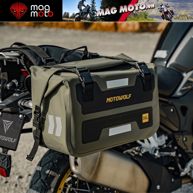Túi Treo hông Xe Máy chống nước MDL0720 - Chính hãng Motowolf (1 Đôi)