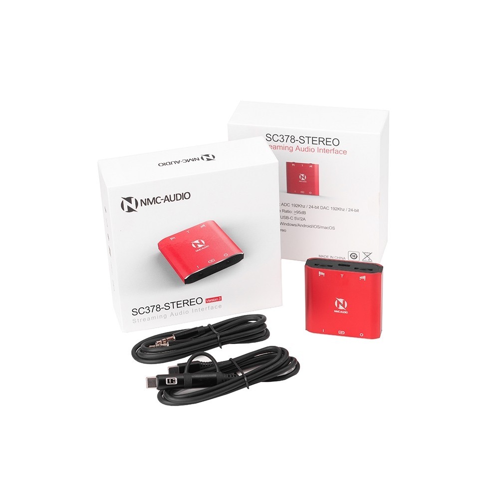 Box livestream thu âm cao cấp Stereo NMC-AUDIO SC378 V3 âm chuẩn STEREO 24 bit Thu âm cho âm thanh s