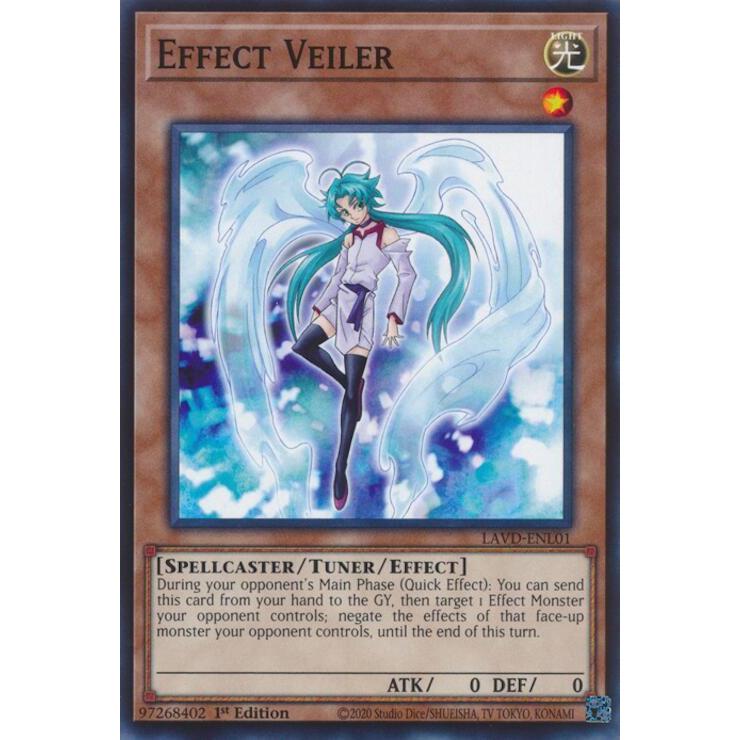 [ Bài Yugioh Chính Hãng ] Effect Veiler - LAVD-EN - Common