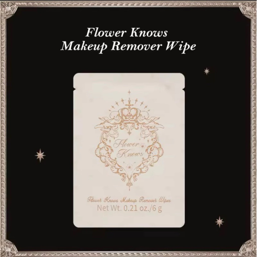 [HSD T6/2028] Combo 5 Gói Khăn Giấy Tẩy Trang Flower Knows Makeup Remover Wipes Dùng 1 Lần