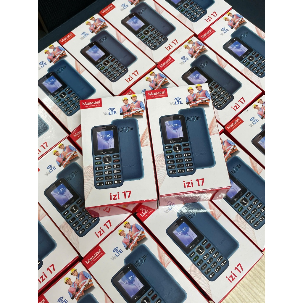[Chính hãng] Điện thoại Masstel Izi 17 4G 2 Sim Fullbox Mới Bền To Rõ Bảo Hành 12 Tháng
