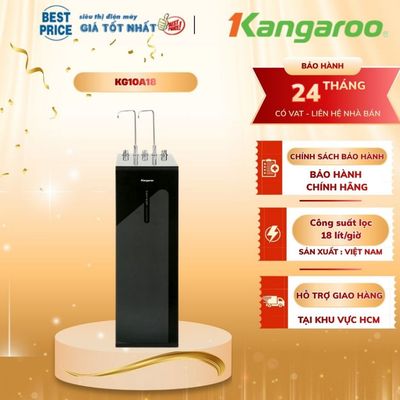 KG10A18 Máy Lọc Nước 10 Lõi Lọc Kangaroo – RO Nóng Lạnh, Làm Lạnh Block, Tạo Nước Kiềm KG10A18