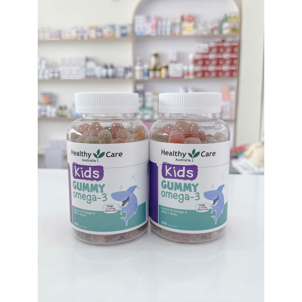 Kẹo dẻo Gummy Omega 3 Healthy Care 250 viên – Bổ sung Omega 3 cho trẻ