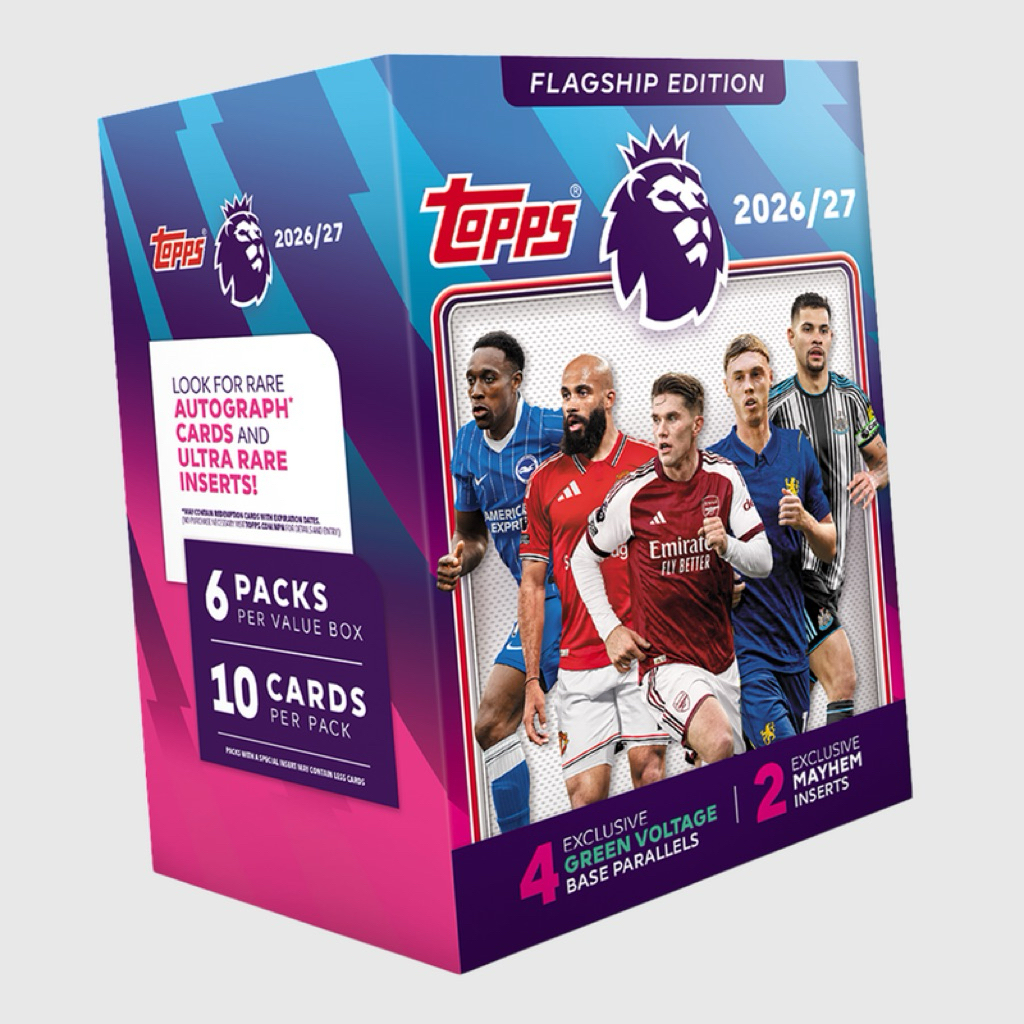 [ 1x Blaster Box / Value Box ] 1x Hộp Thẻ Cầu Thủ Topps Flagship Premier League Blaster / Value Box 