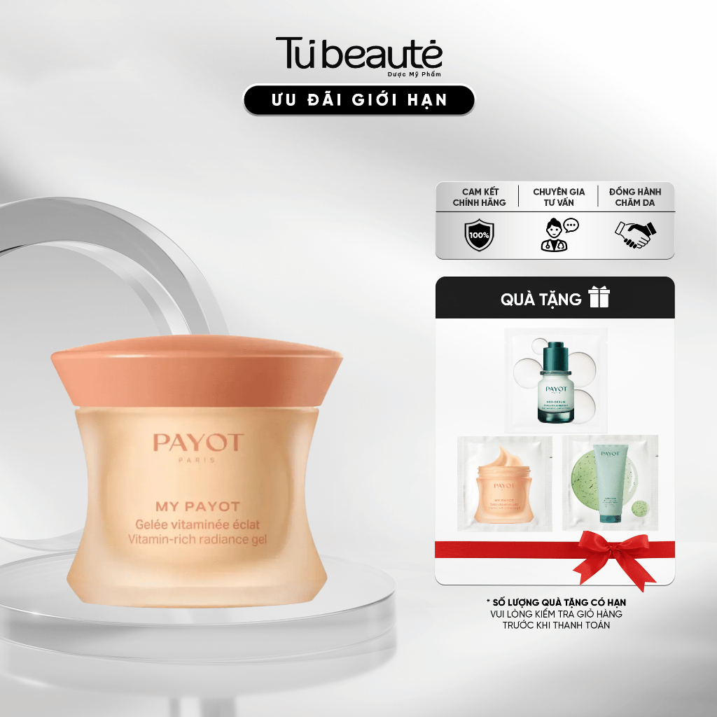 [HÀNG CÔNG TY] Gel Dưỡng Làm Sáng Da Payot My Payot Vitamin-Rich Radiance Gel / Cream 50ml