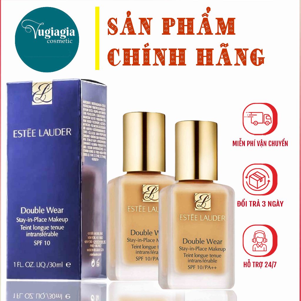 Kem nền lâu trôi ESTÉE LAUDER Double Wear Stay-in-Place Liquid Foundation 1W1-BONE 1W2-SAND