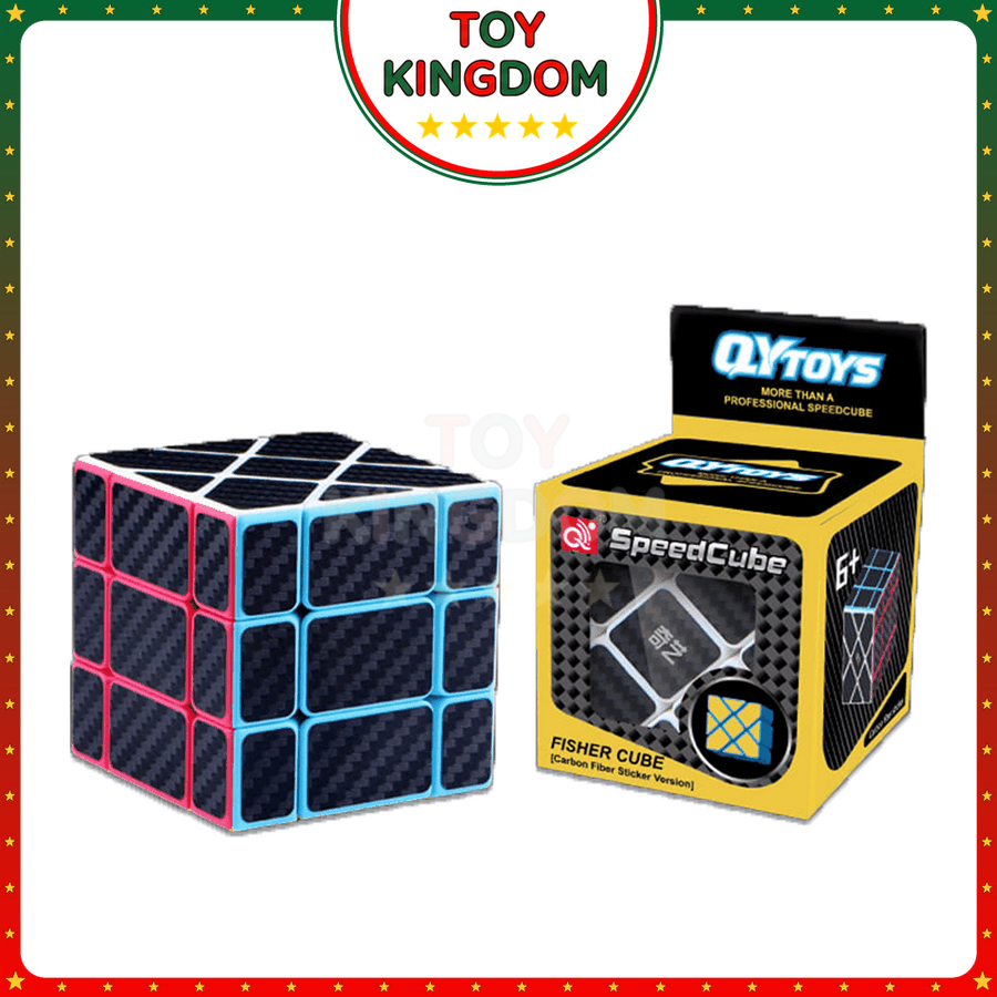 Rubik Fisher Carbon QiYi Rubic Biến Thể Fisher Cacbon Đồ Chơi Lắp Ráp Xếp Hình - Toy Land
