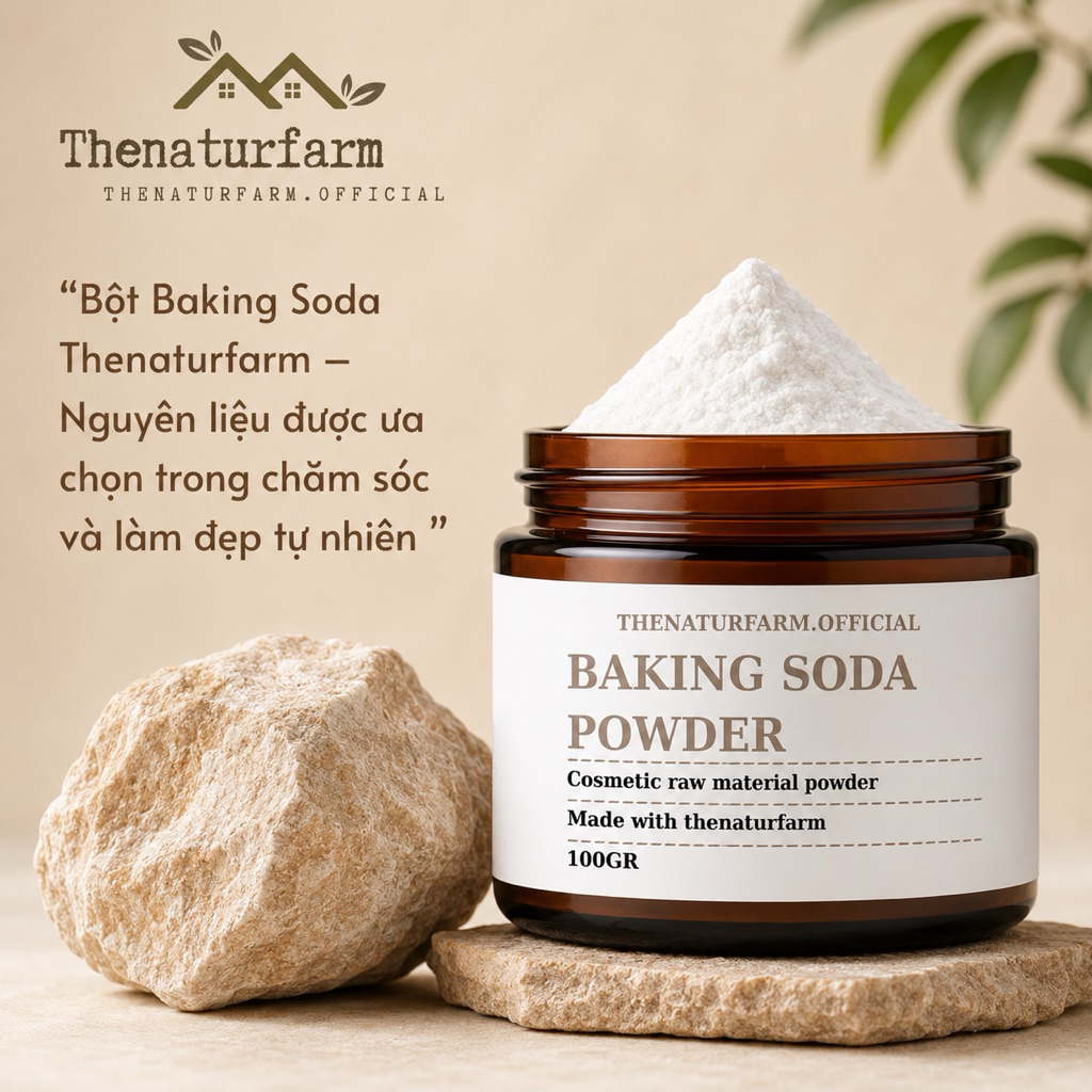 Bột baking soda nguyên chất Thenaturfarm [ Baking Soda Powder ]