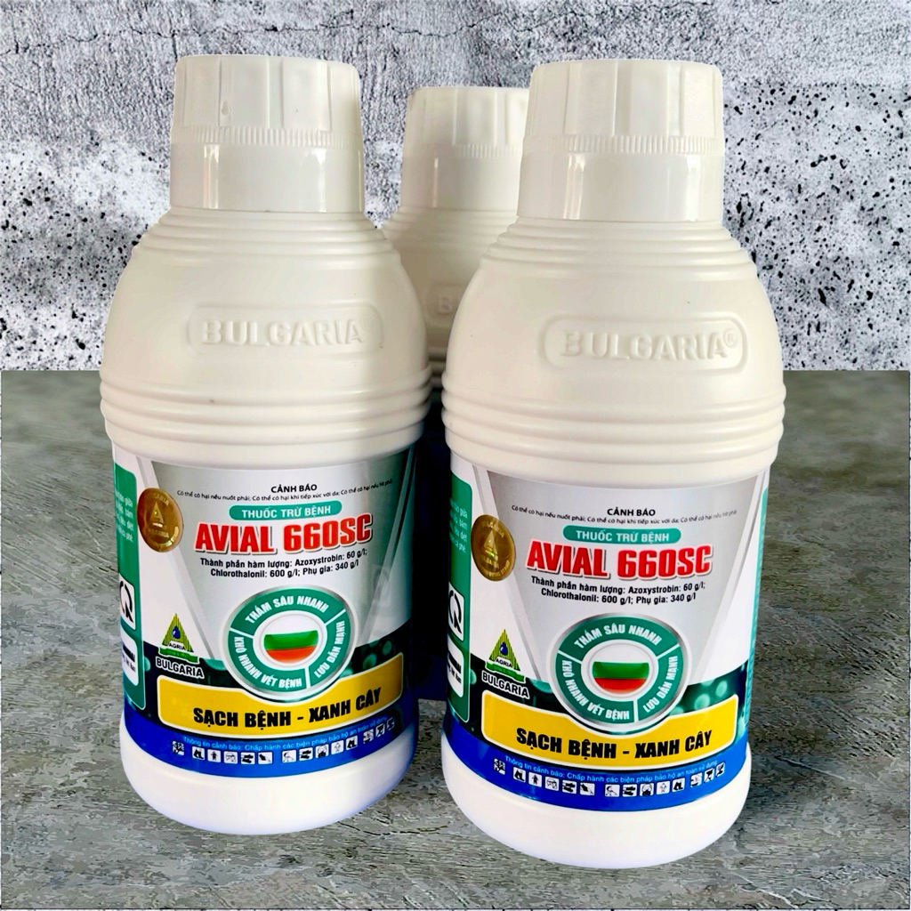 combo 3 chai AVIAL 660SC sạch bệnh xanh cây tốt cho cây trồng