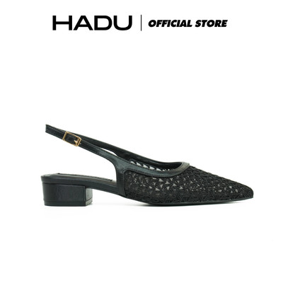 Giày Slingback Gót Vuông 3P Mũi Nhọn MAXMESH HADU M350 Chất Liệu Lưới Cao Cấp BH 12T
