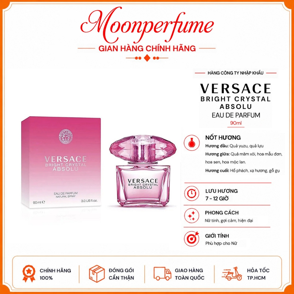 Nước hoa Nữ Versace-Versace Bright Crystal Absolu 90ml