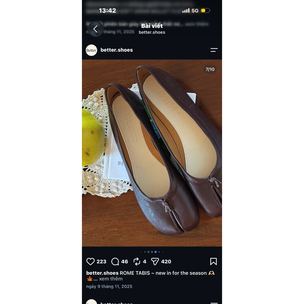 pass giày của better shoes