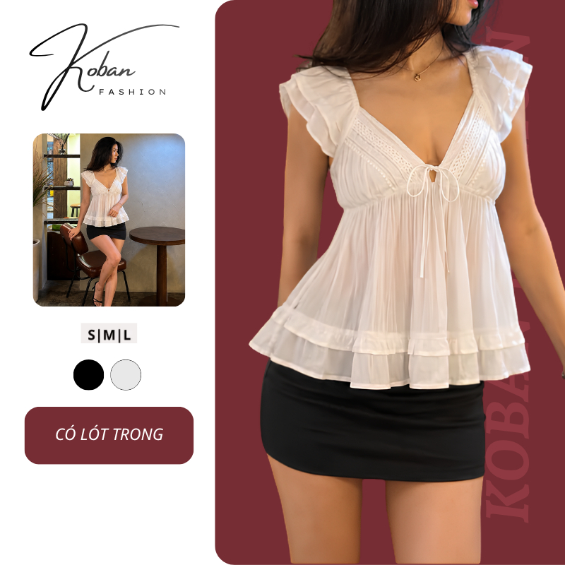 [ KE36 KB20] Set váy nữ Koban set áo chân váy ngắn Full set đi date đi chơi
