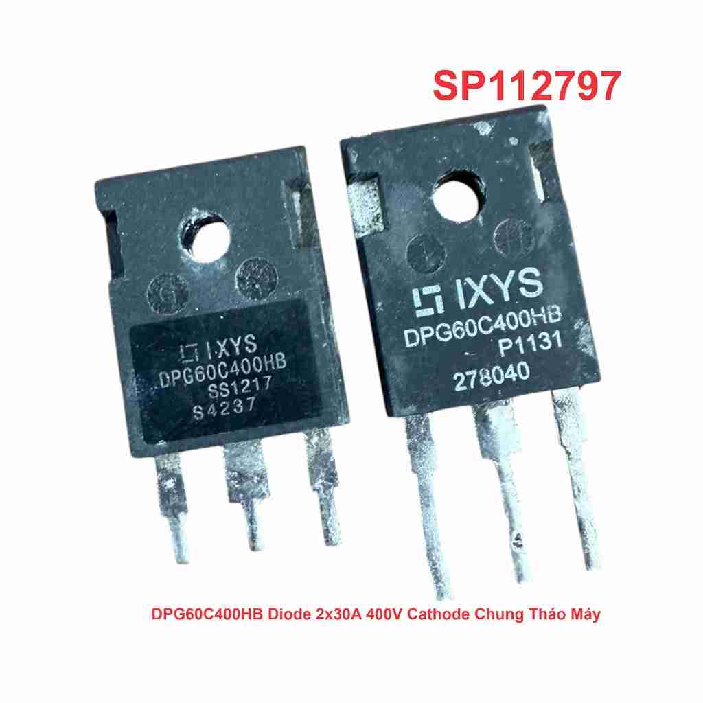 DPG60C400HB Diode 2x30A 400V Cathode Chung Tháo Máy