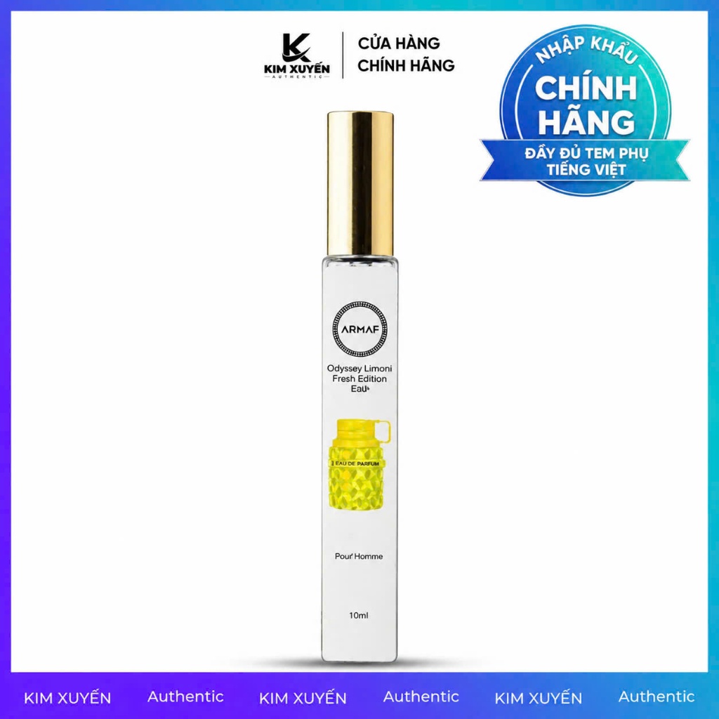 [LIMONI] Nước hoa ARMAF Odyssey Limoni Eau De Parfum 10mL