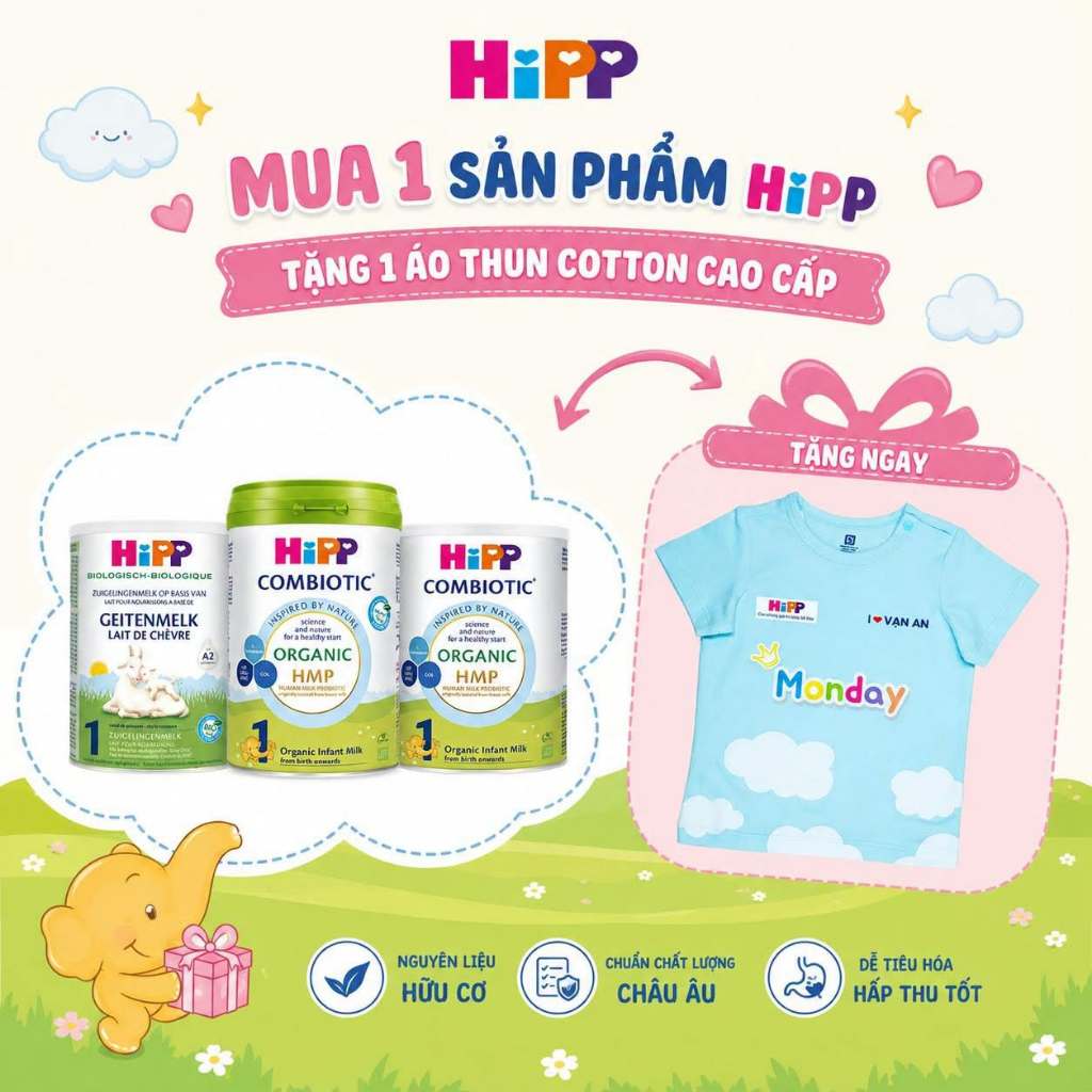 Sữa Hipp Organic Combiotic 350g