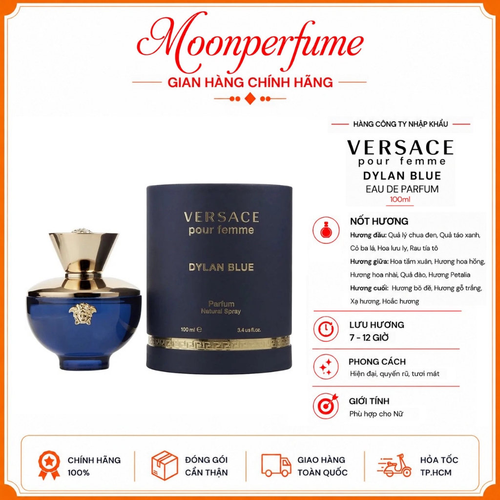 Nước hoa Nữ Versace-Versace Dylan Blue 100ml