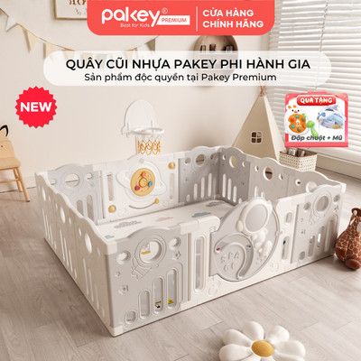 Quây Cũi Nhựa PAKEY Phi Hành Gia Cao Cấp Cho Bé, Chất Liệu Nhựa Nguyên Sinh An Toàn Tuyệt Đối - Bảo Hành Trọn Đời