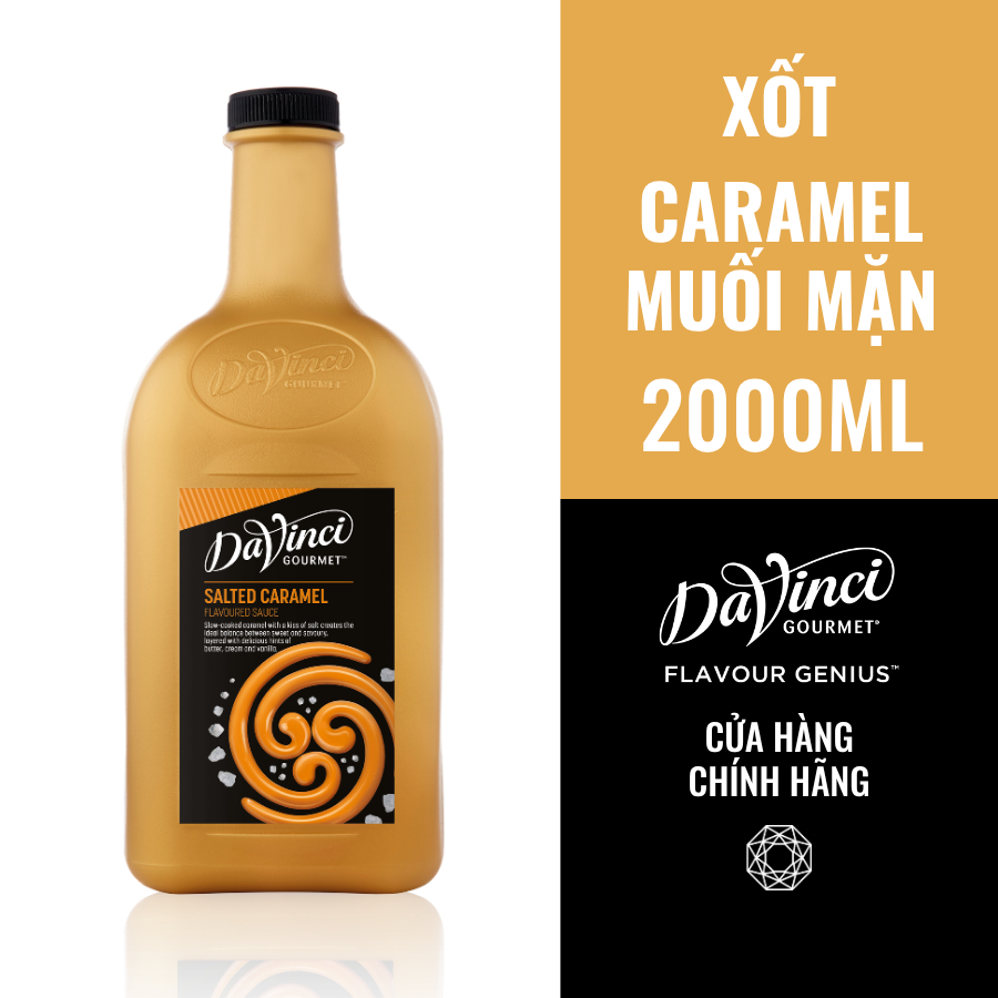 Xốt Caramel Muối Mặn / Salted Caramel Sauce - DaVinci Gourmet (2L)
