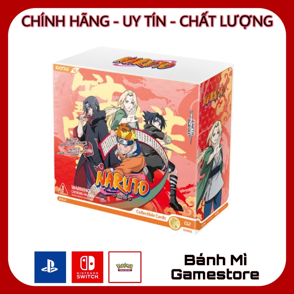 Thẻ bài Naruto KAYOU Official Smriti – Earth Scroll 001 – Series 2 Booster Box