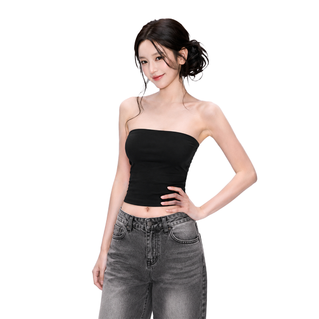 Áo Ống Trơn Dáng Ôm Kiểu Basic DaaLaa Store Co Giãn Thoải Mái A51368