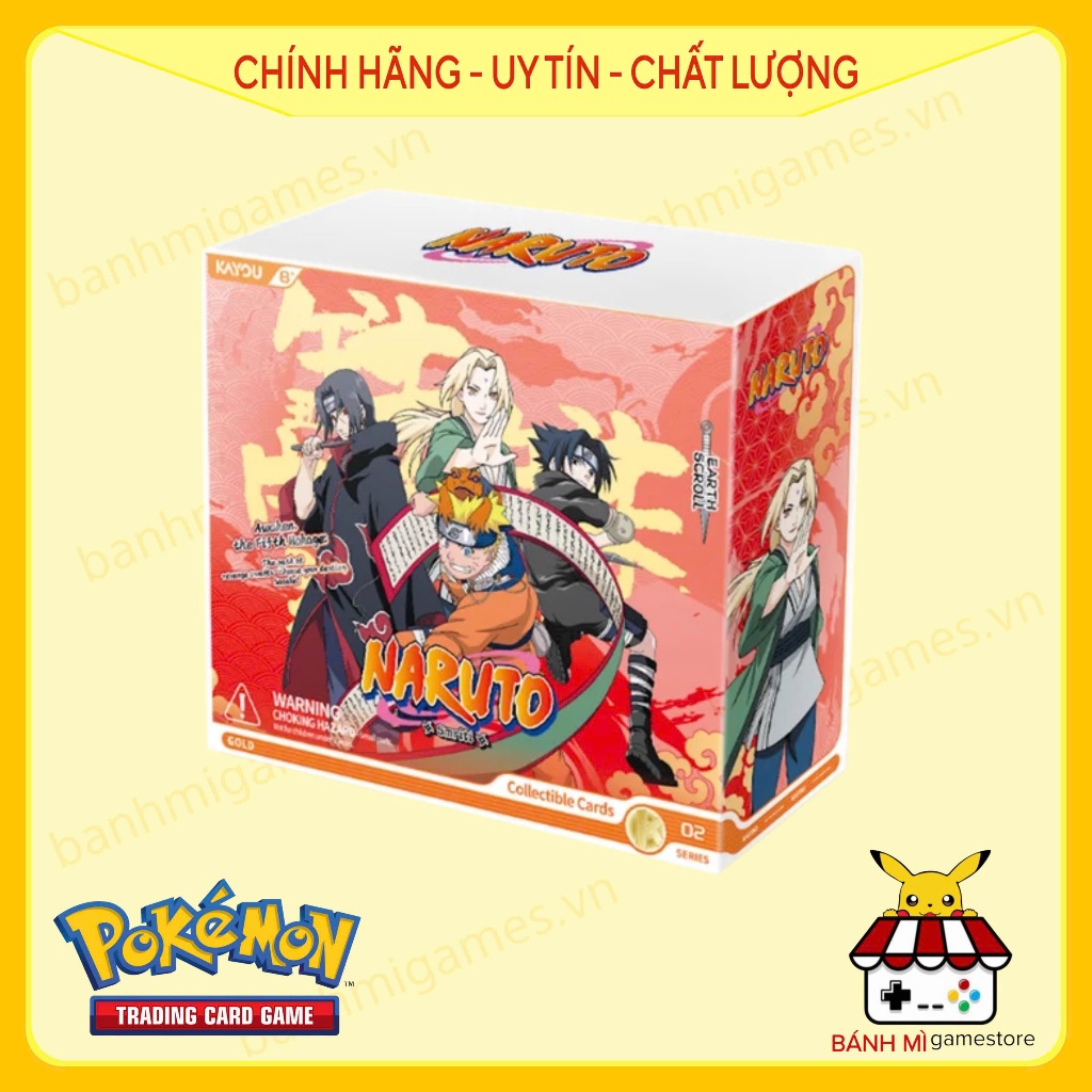 Thẻ bài Naruto KAYOU Official Smriti – Earth Scroll 001 – Series 2 Booster Box