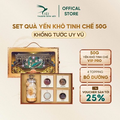 [Hoả Tốc HN] Tổ Yến Khánh HòaTinh Chế 50G - CiCi Thượng Đỉnh Yến - Yến Tinh Chế Tổ Yến Khô Cao Cấp Yến Nguyên Chất