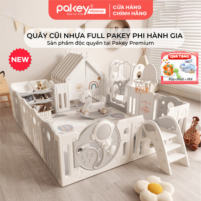 [NEW] Quây Cũi Nhựa Cho Bé PAKEY Tích Hợp Nhiều Trò Chơi, Bộ Quây Cũi Chiều Cao Vượt Trội 65cm - Bảo Hành Trọn Đời