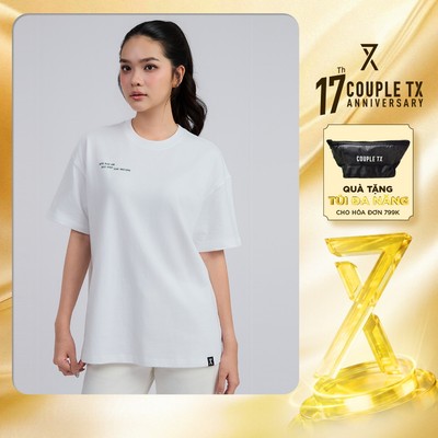Áo Thun Nữ Couple TX One Day Thun Cotton Thoáng Mát Form Oversize WTS 2524