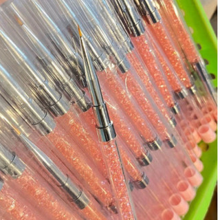 Cọ Vẽ Nét Nail Cán Đá – Cọ Vẽ Nét Mảnh Kẻ Line Nail Art Trang Trí Móng