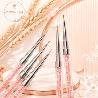 Cọ Vẽ Nét Nail Cán Đá – Cọ Vẽ Nét Mảnh Kẻ Line Nail Art Trang Trí Móng