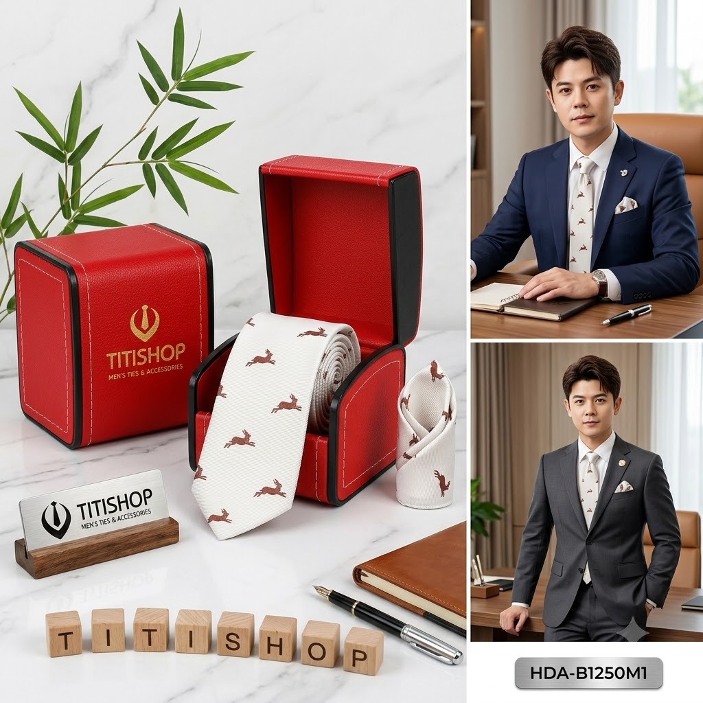 ( Hỏa Tốc ) Bộ Caravat& Khăn Cài Túi Quý Ông Chuẩn Cao Cấp 8CM, Khăn Cài Túi Qúy Ông ,Pocket Square 