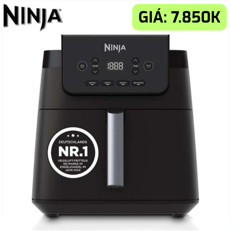 NỒI CHIÊN KHÔNG DẦU NINJA AIR FRYER MAX PRO 6.2L