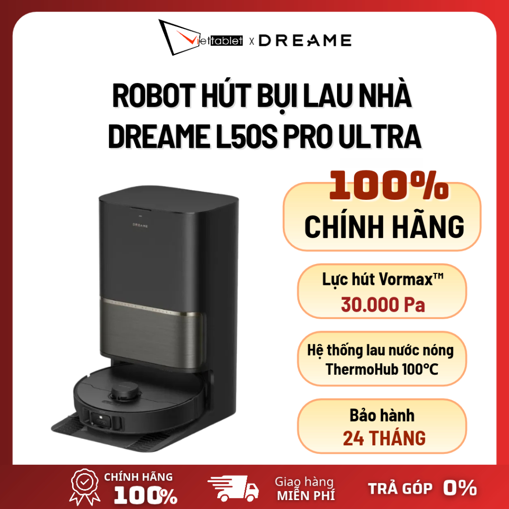 Robot Hút Bụi Lau Nhà Dreame L50S Pro Ultra - Chính Hãng