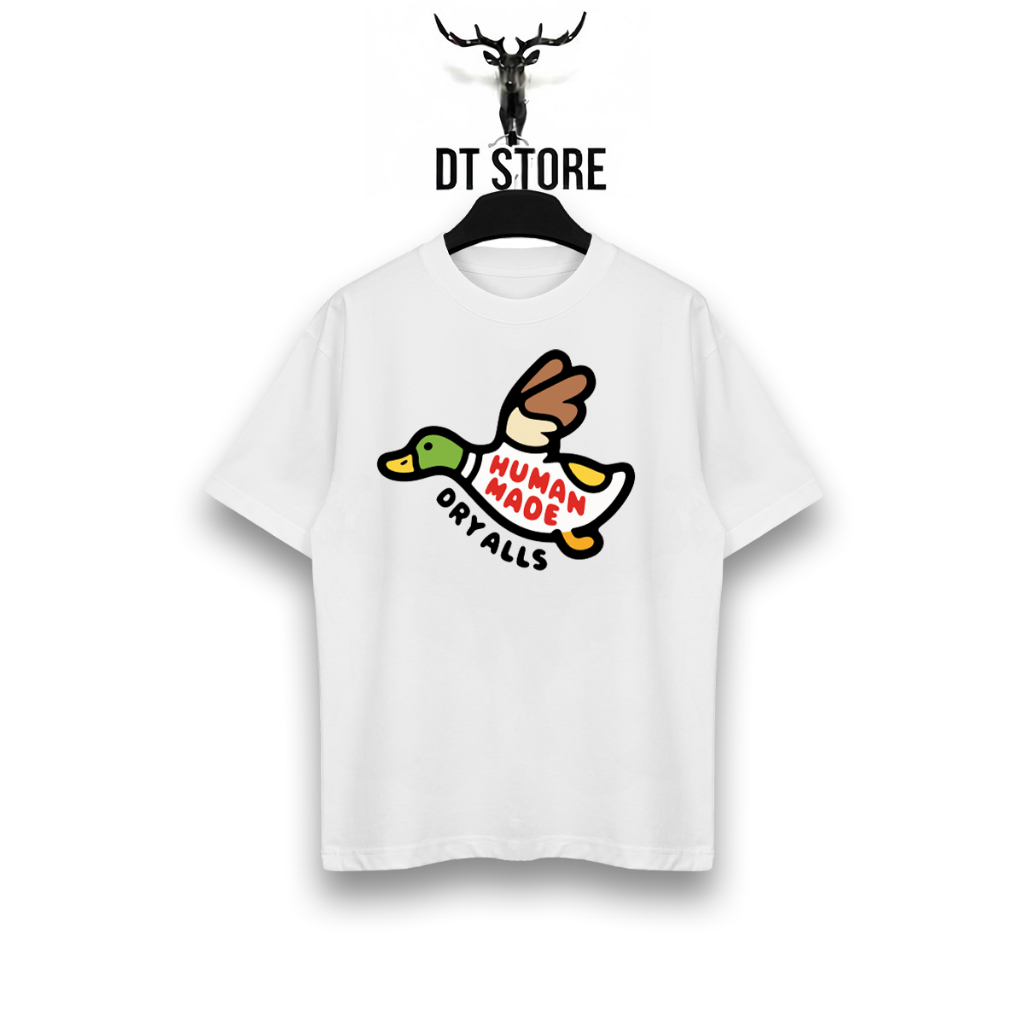 ÁO THUN HUMAN MADE DUCK GRAPHIC VẢI COTTON CAO CẤP FORM RỘNG UNISEX - DT STORE - #011