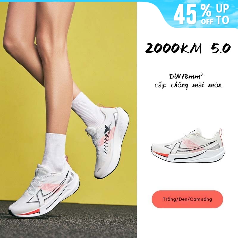 [20KM+]XTEP 2000KM 5.0 sneakers Giày chạy bộ nữ mùa hè XTEP, nhẹ, thoáng khí, giảm xóc, đàn hồi, chố