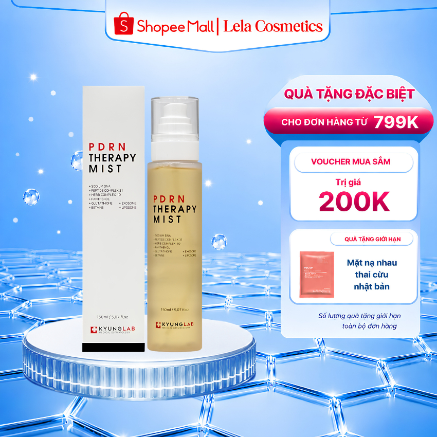 Xịt Khoáng Kyung Lab PDNR Maxclinic Hàn Quốc, Lọ 150mL Giúp Cấp Ẩm Và Phục Hồi