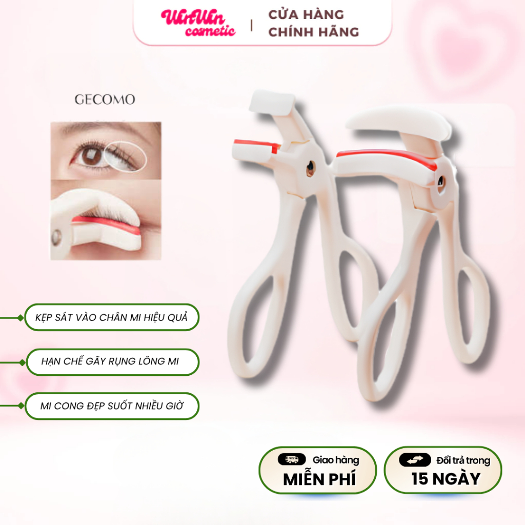[GECOMO] Bấm Mi Gecomo Cong Mi Dài Lâu, Kẹp Mi Dễ Thao Tác Dành Cho Người Mới Học Makeup Dụng Cụ Bấm