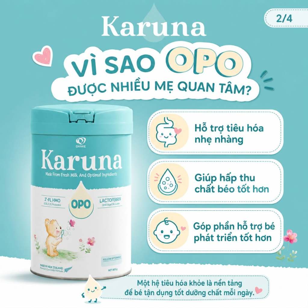 Sữa KARUNA nhập khẩu nguyên lon từ New Zealand chính hãng Forever
