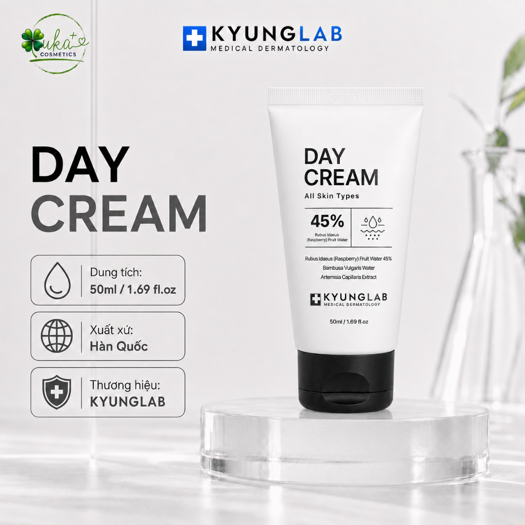 Kem dưỡng KyungLab ,Cream B5, Recovery Cream, Glutathione Cream, Day Cream 50ml giảm nám tàn nhang