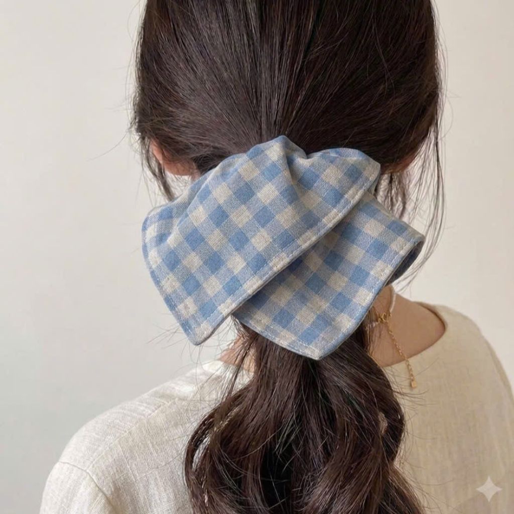 Scrunchies vuông xinh xắn