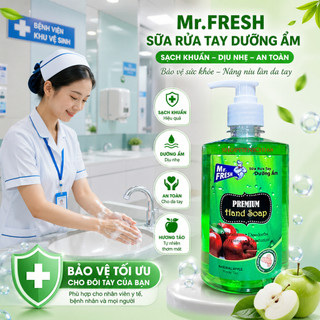 Nước rửa tay khử mùi Diệt khuẩn Mr.Fresh 500ml Hương Táo