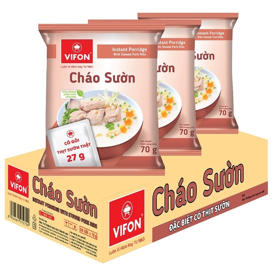 Cháo sườn 70grx50