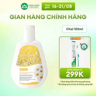 Dung dịch vệ sinh Dạ Hương Mềm mịn 100ml - Phiên bản mới