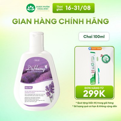 Dung dịch vệ sinh Dạ Hương Dịu nhẹ 100ml - Phiên bản mới