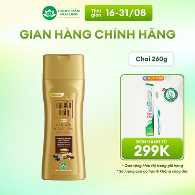 Dầu gội dược liệu Nguyên Xuân Bồng Bềnh 250ml KM 25ml - Dành cho tóc dầu bết
