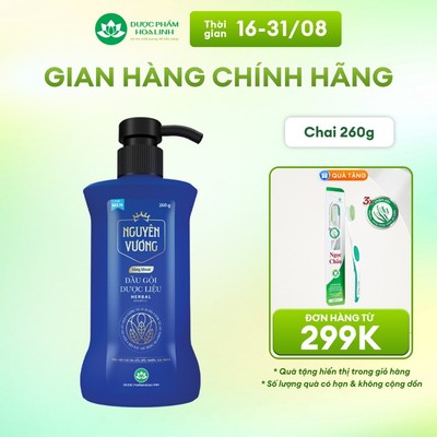 Dầu gội dược liệu Nguyên Vương Sảng khoái dành cho nam chai 260g - Hương sảng khoái