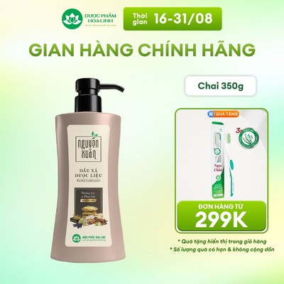 Dầu xả dược liệu Nguyên Xuân 318g - Tặng 32g giá không đổi