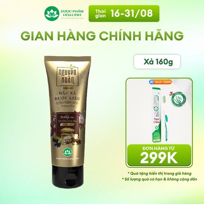Dầu xả dược liệu Nguyên Xuân bồng bềnh 160g dành cho tóc dầu bết
