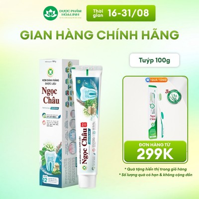 Kem đánh răng dược liệu Ngọc Châu Chuyên Gia 100g